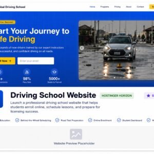 Driving School Website