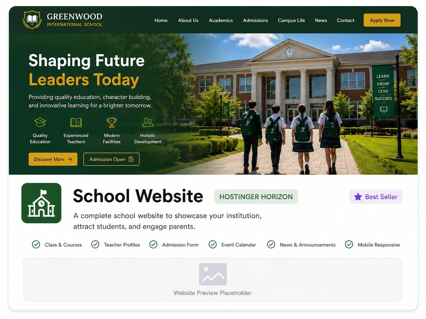 School Complex Website