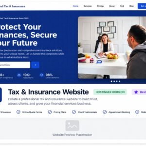 Tax and Insurance Website